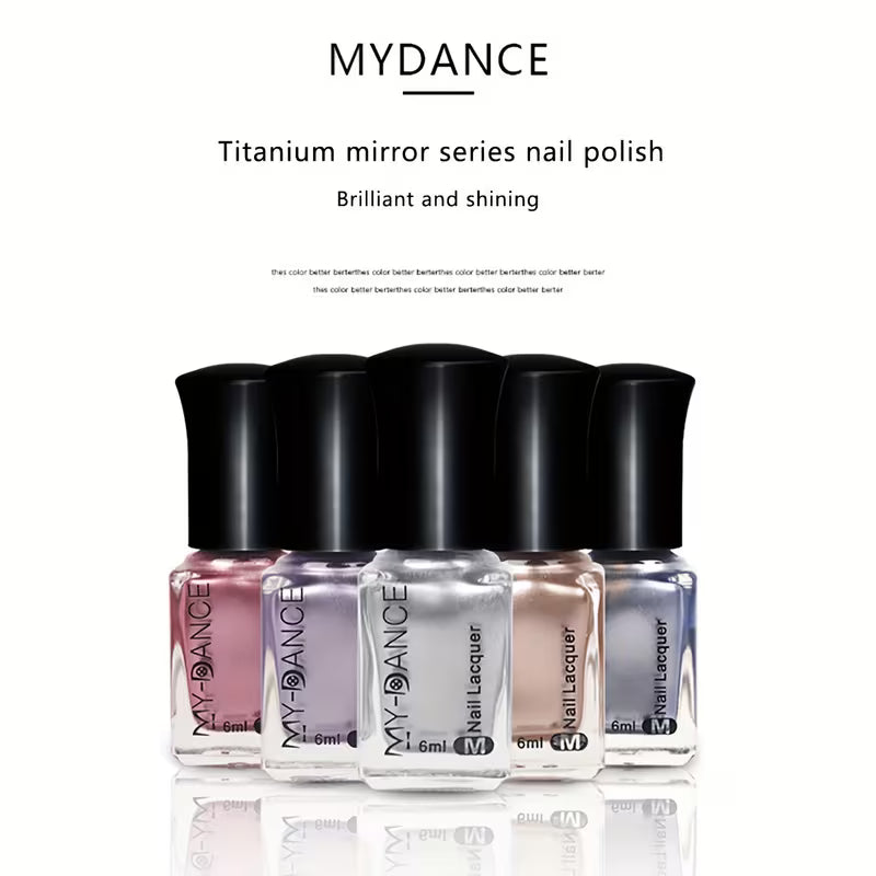 Long-Wear Radiant Metal Texture Nail Polish.