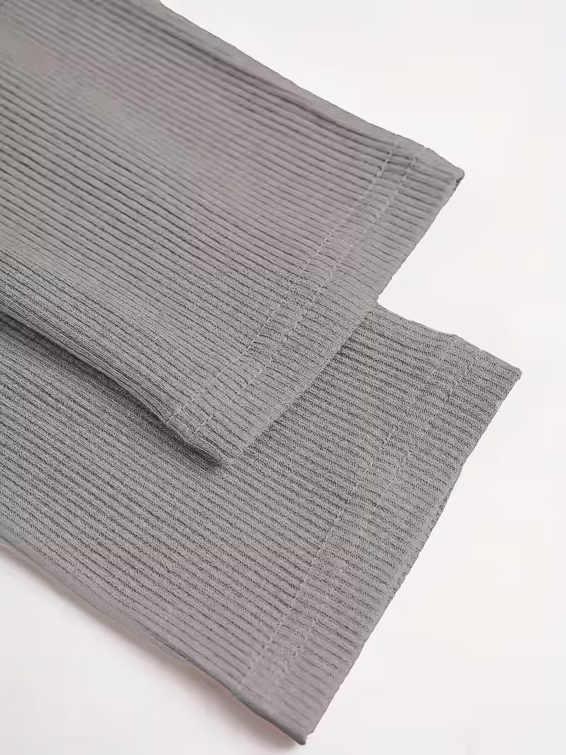 Long Sleeve Jewelry-Detail Fashion Tee.
