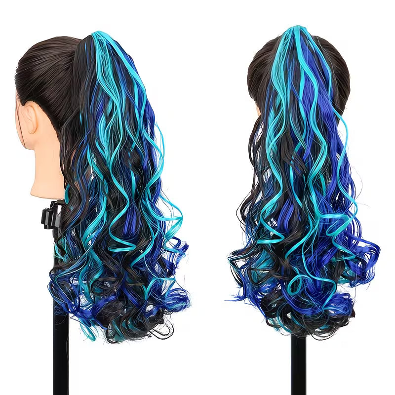 Long Curly Wavy Synthetic Extension for Women.