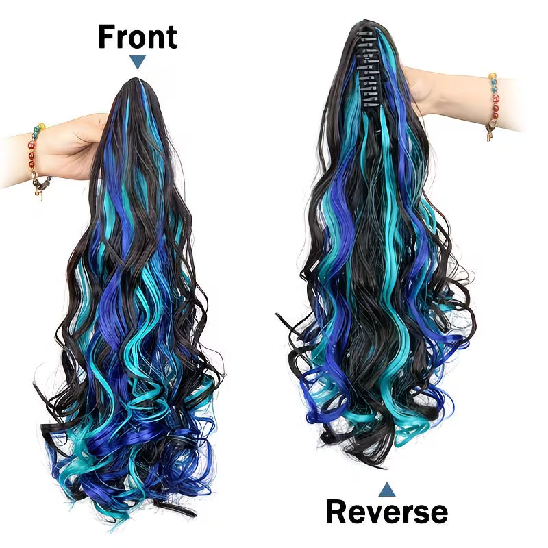 Long Curly Wavy Synthetic Extension for Women.