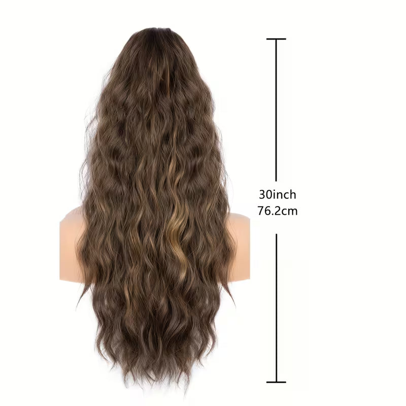 Luxurious Extra-Long Curly Hairpiece for Elegant Styling.
