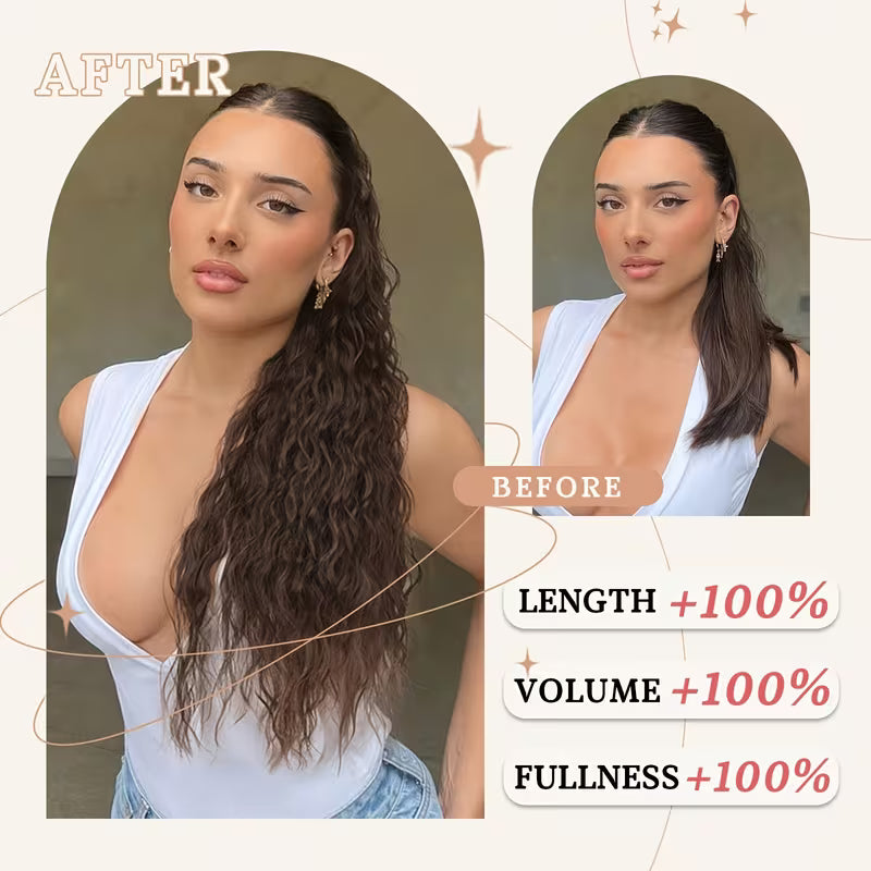 Luxurious Extra-Long Curly Hairpiece for Elegant Styling.