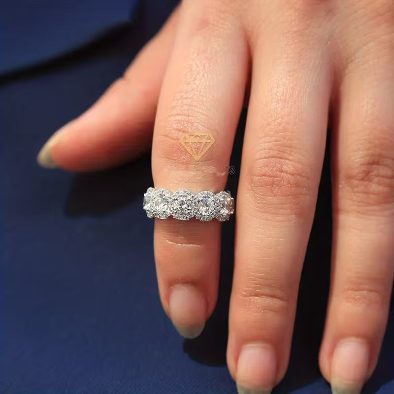 Luxury Fashion Bridal Wedding Synthetic Zirconia Rings.