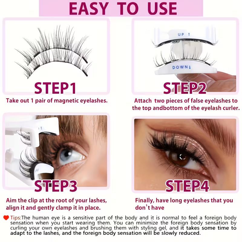 Magnetic False Eyelash Kit.