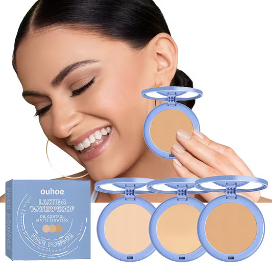 Matte Finish Oil-Control Pressed Powder.