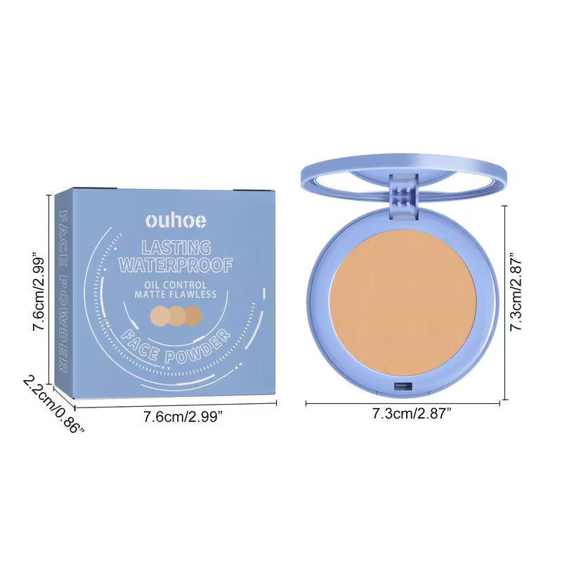 Matte Finish Oil-Control Pressed Powder.