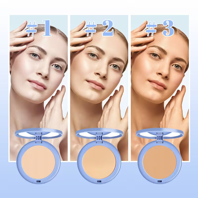 Matte Finish Oil-Control Pressed Powder.