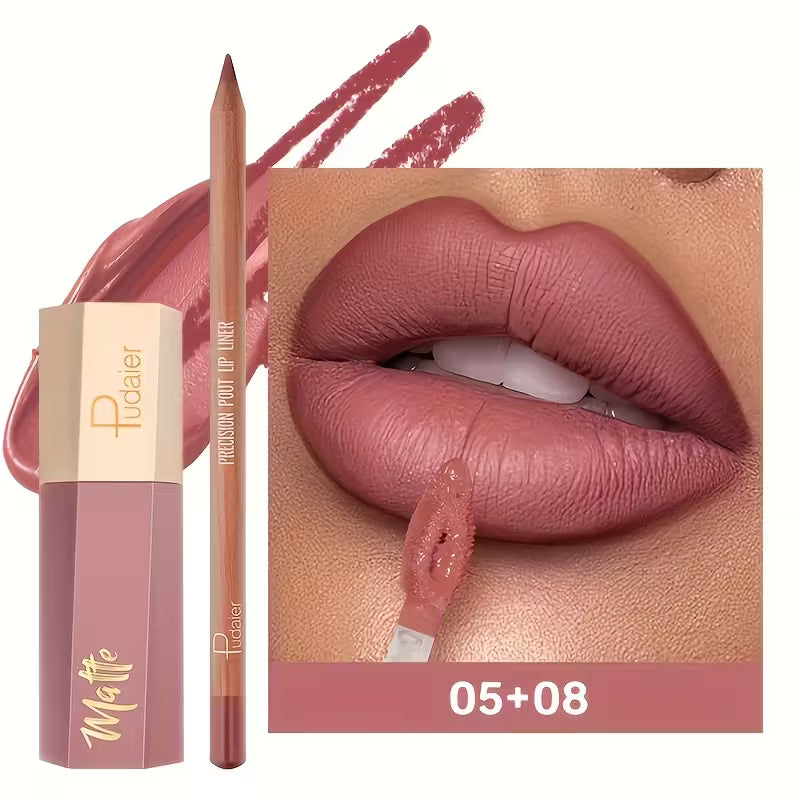 Matte Lip Liner & Velvet Gloss Duo.