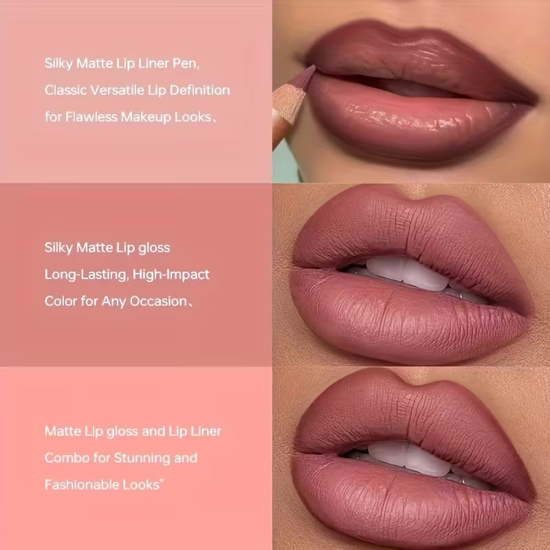 Matte Lip Liner & Velvet Gloss Duo.