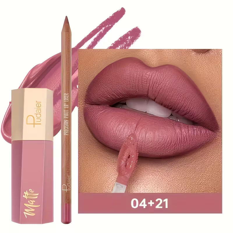 Matte Lip Liner & Velvet Gloss Duo.