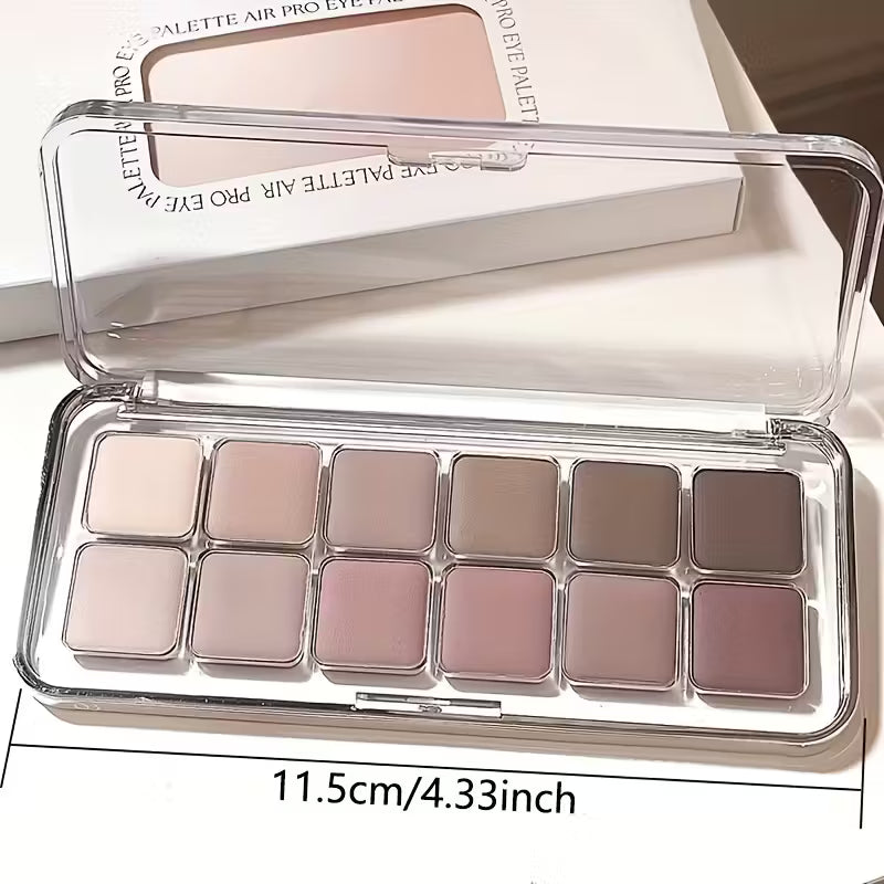 Matte & Metallic Neutra 12-Color Professional Eyeshadow Palette.