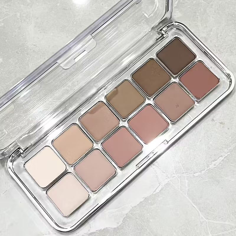 Matte & Metallic Neutra 12-Color Professional Eyeshadow Palette.