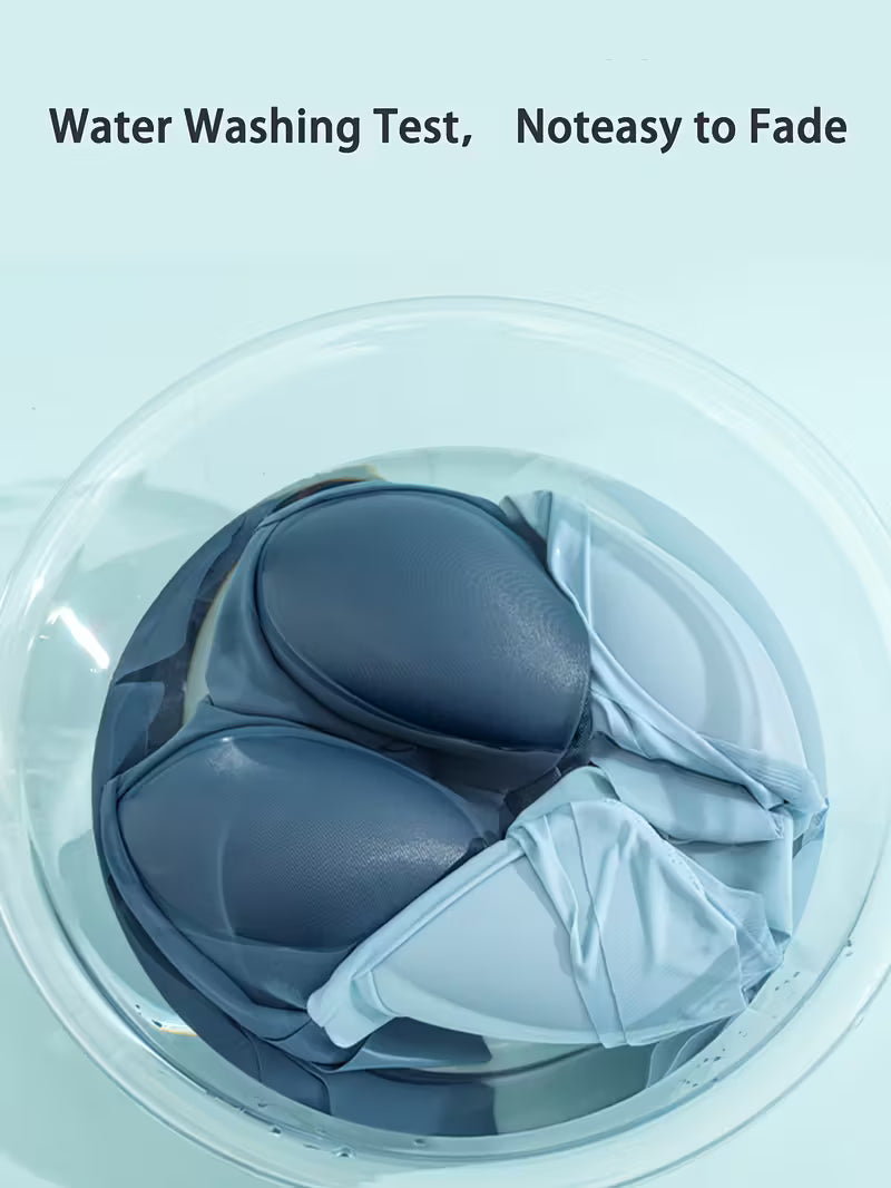 Mesh-Accent Wireless Push-Up Bras.