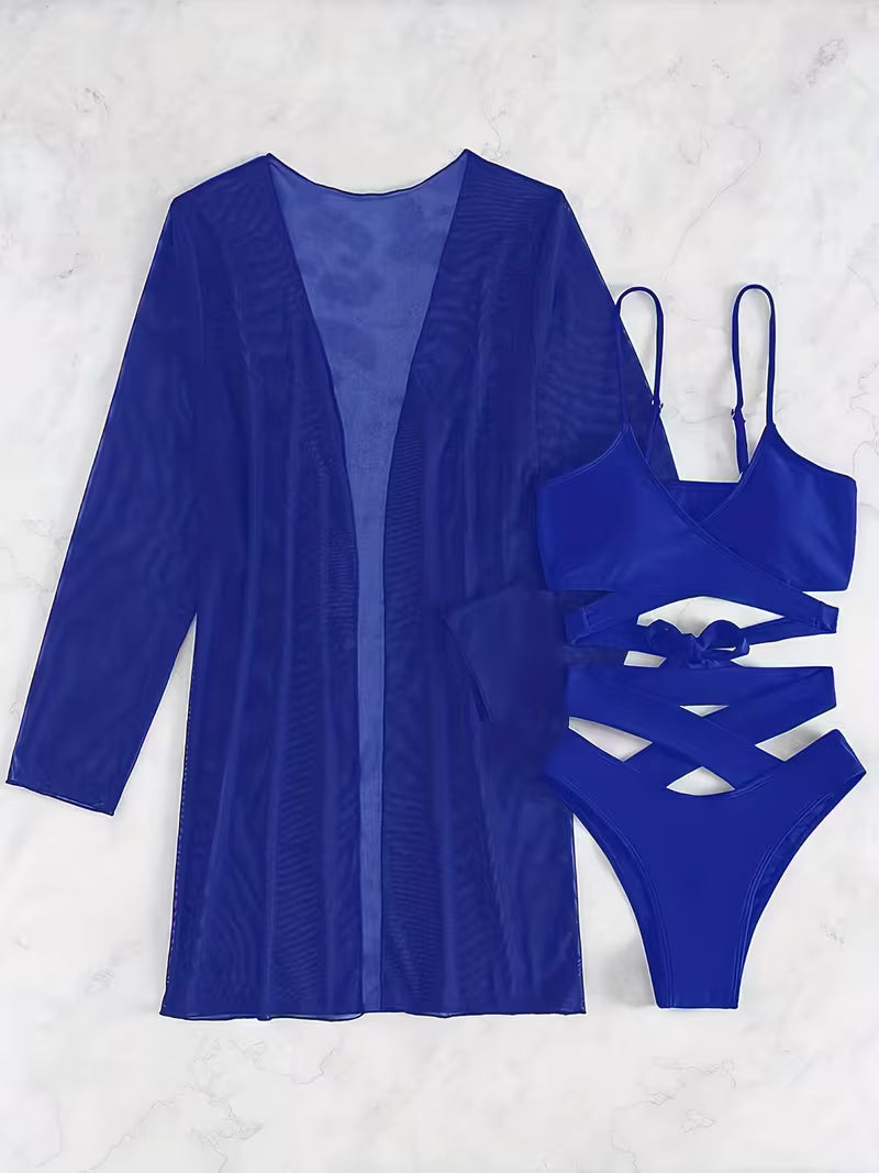 Modern Muse 3-Piece Bikini Set.