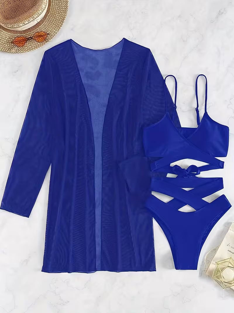 Modern Muse 3-Piece Bikini Set.