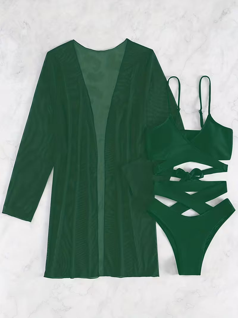 Modern Muse 3-Piece Bikini Set.