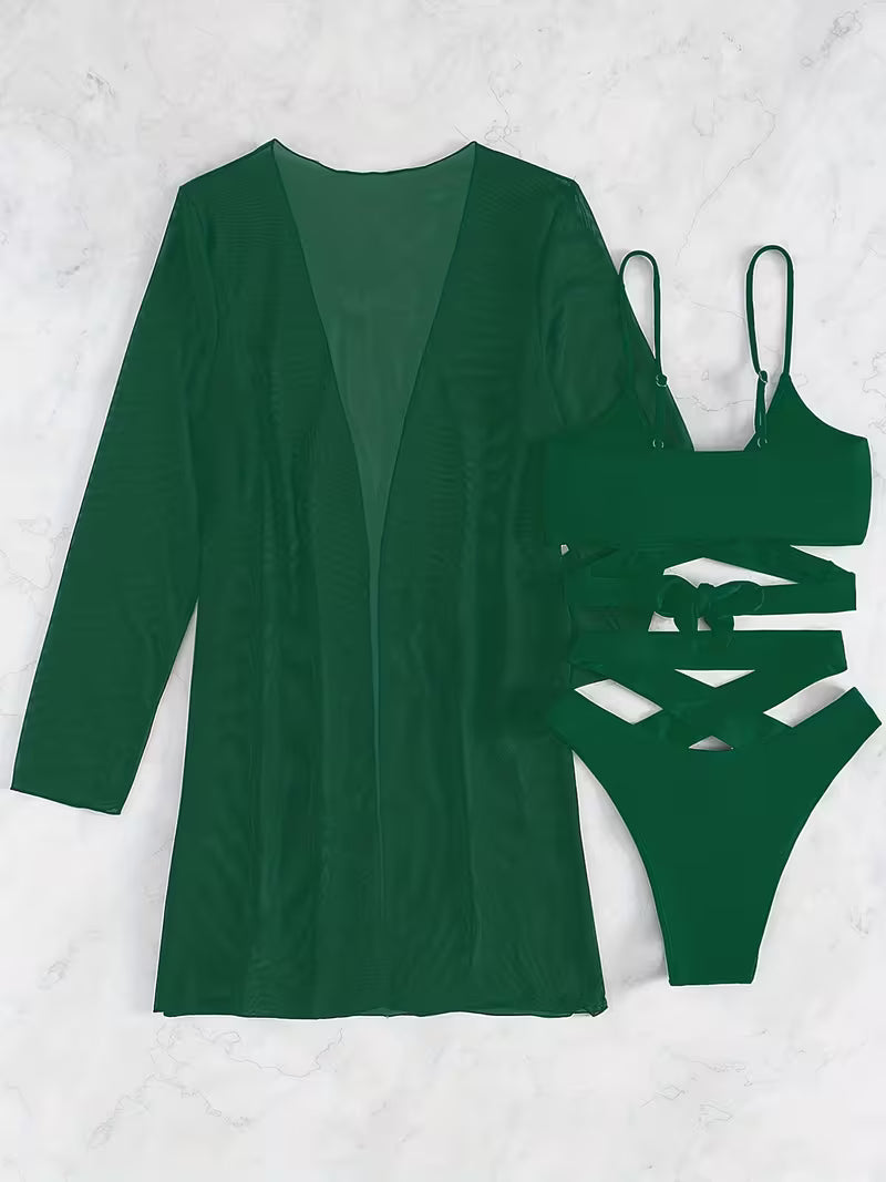 Modern Muse 3-Piece Bikini Set.