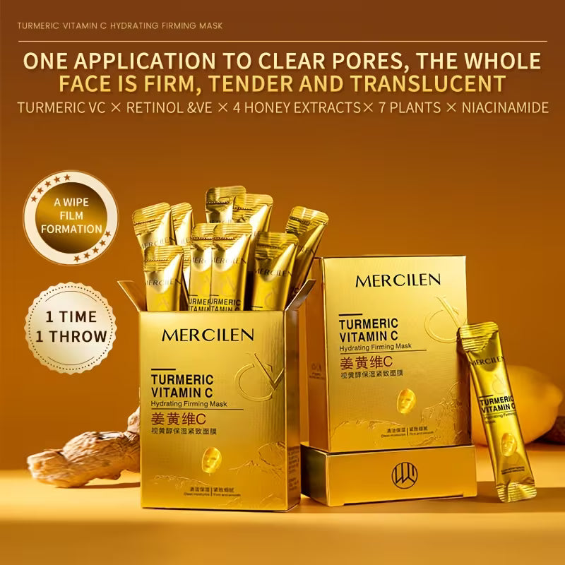 Moisture-Lock Turmeric & Squalane Pro Mask Set.