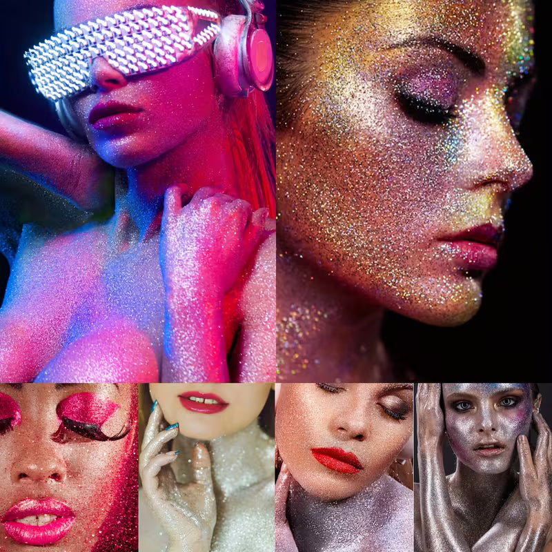 Multi-Tone Magical Glitter Spray Set.