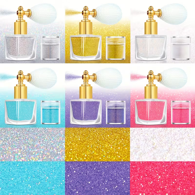 Multi-Tone Magical Glitter Spray Set.