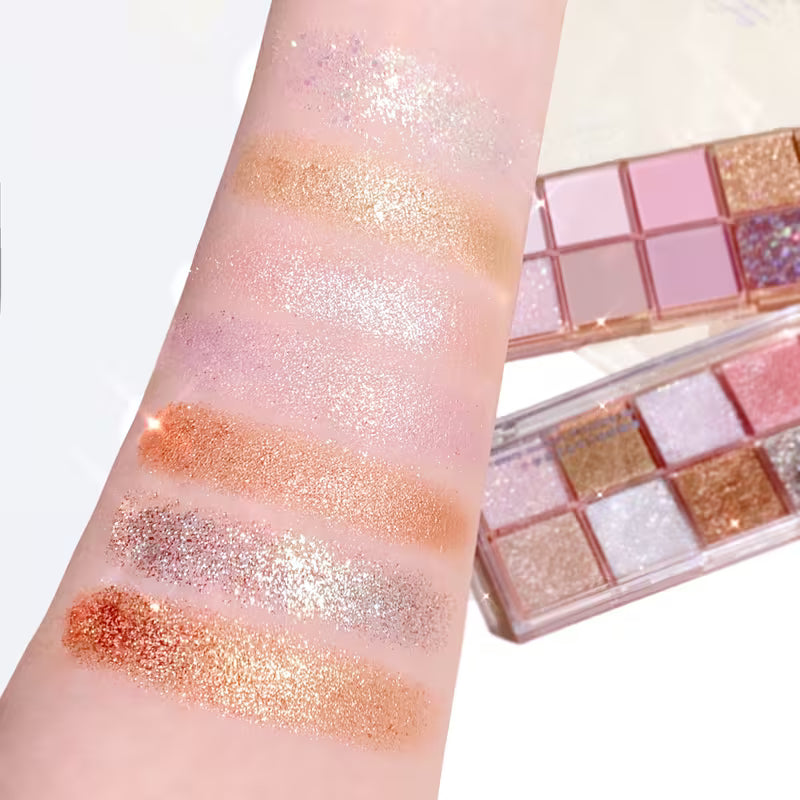 Multi-Tone Matte & Shimmering Glitter Set.