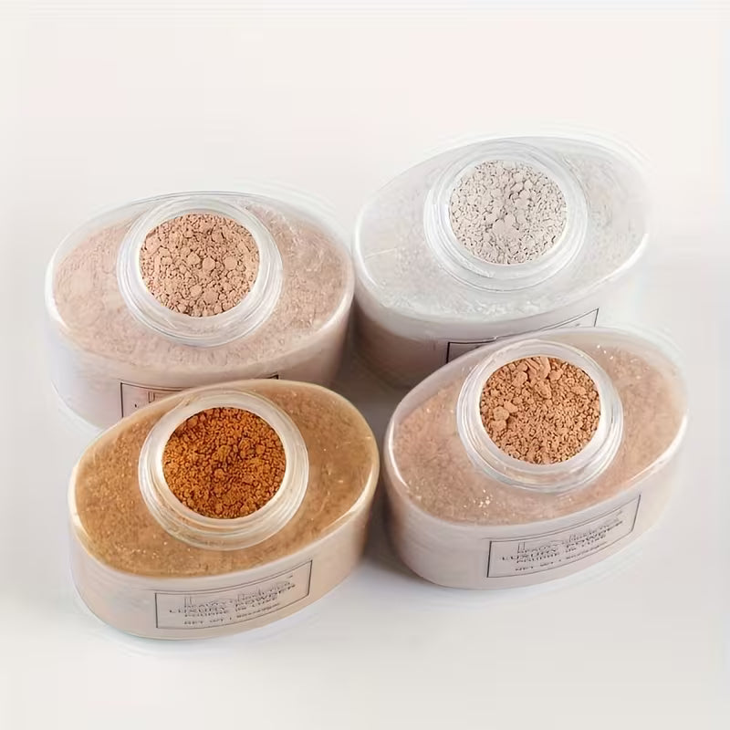 Oil-Control Loose Powder & Triangle Sponge Duo.