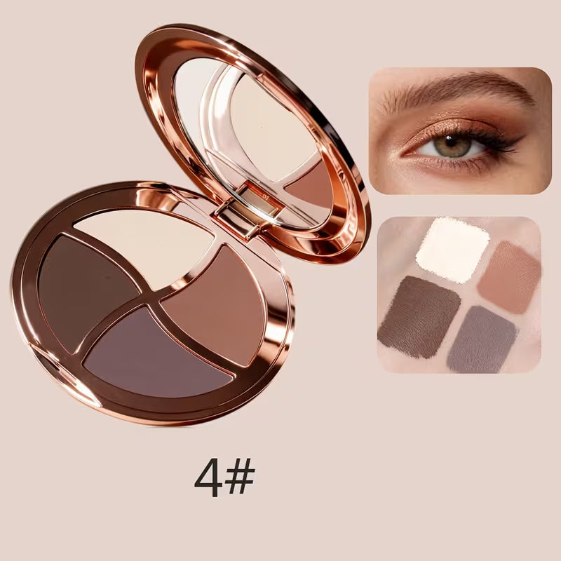 Pearlescent Matte & Fine Glitter Shadows.