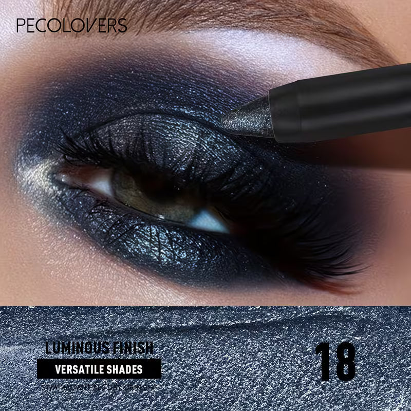 Pearlescent Smoky Dark Blue Eyeshadow Stick.