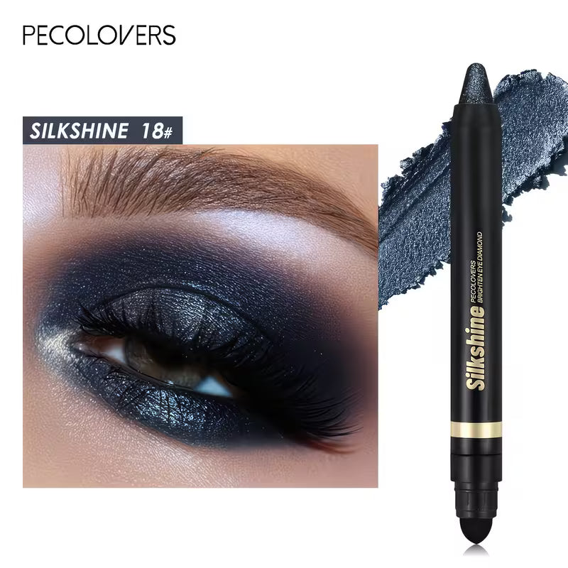 Pearlescent Smoky Dark Blue Eyeshadow Stick.