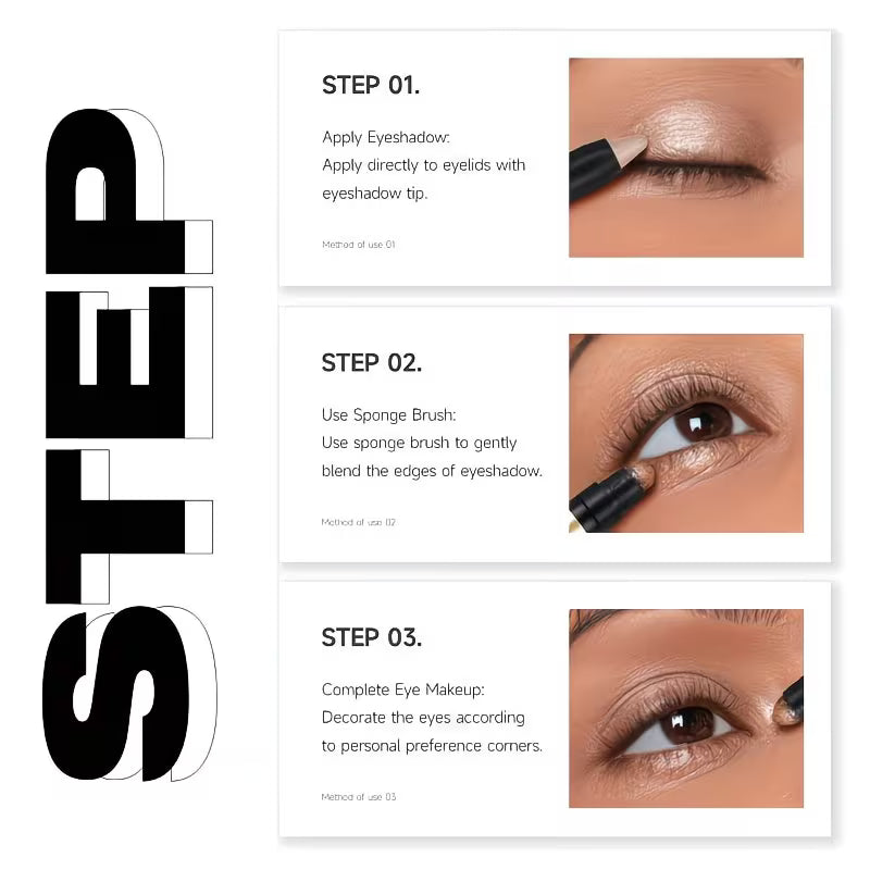 Pearlescent Smoky Dark Blue Eyeshadow Stick.