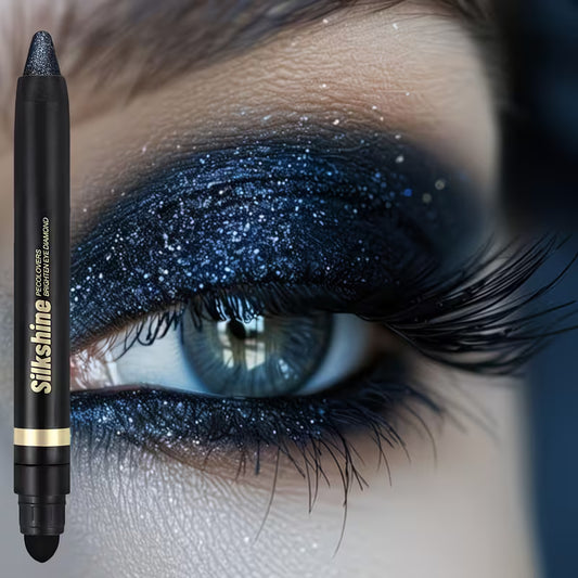 Pearlescent Smoky Dark Blue Eyeshadow Stick.