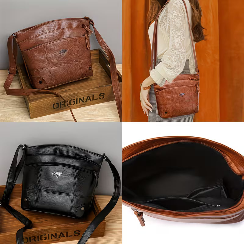 Perfect Lily Vintage Quilted Saddle Bag.