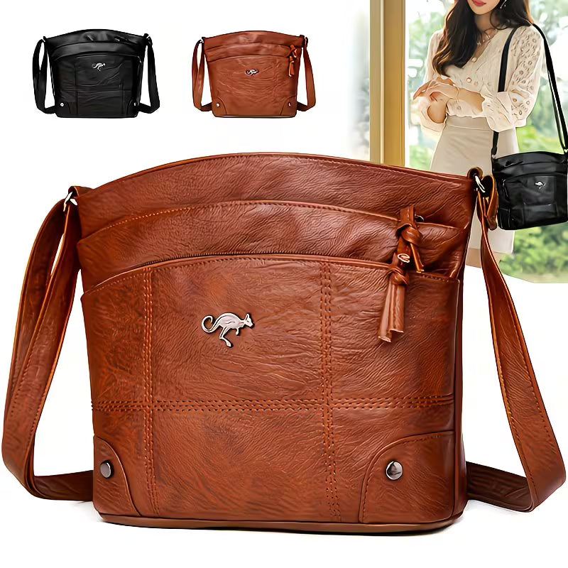 Perfect Lily Vintage Quilted Saddle Bag.