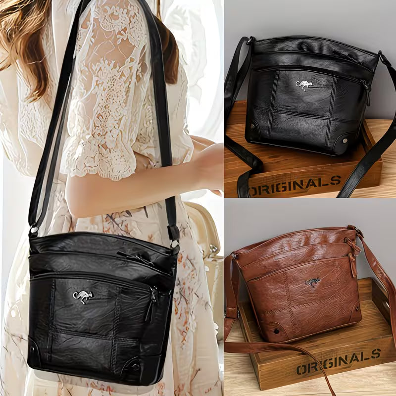 Perfect Lily Vintage Quilted Saddle Bag.