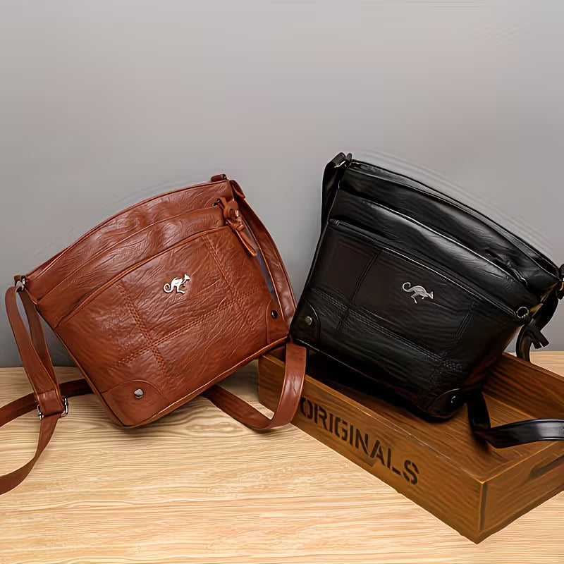Perfect Lily Vintage Quilted Saddle Bag.