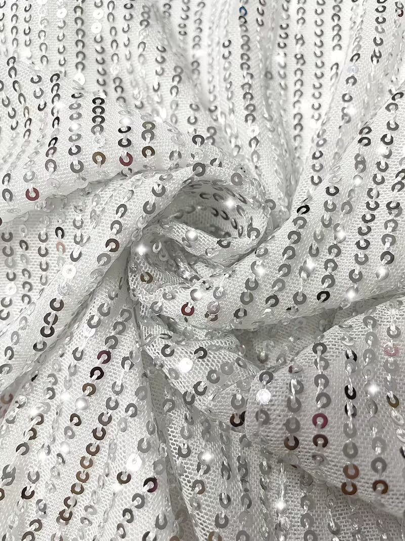 Plus Size Elegant Sequin Tube Tops.
