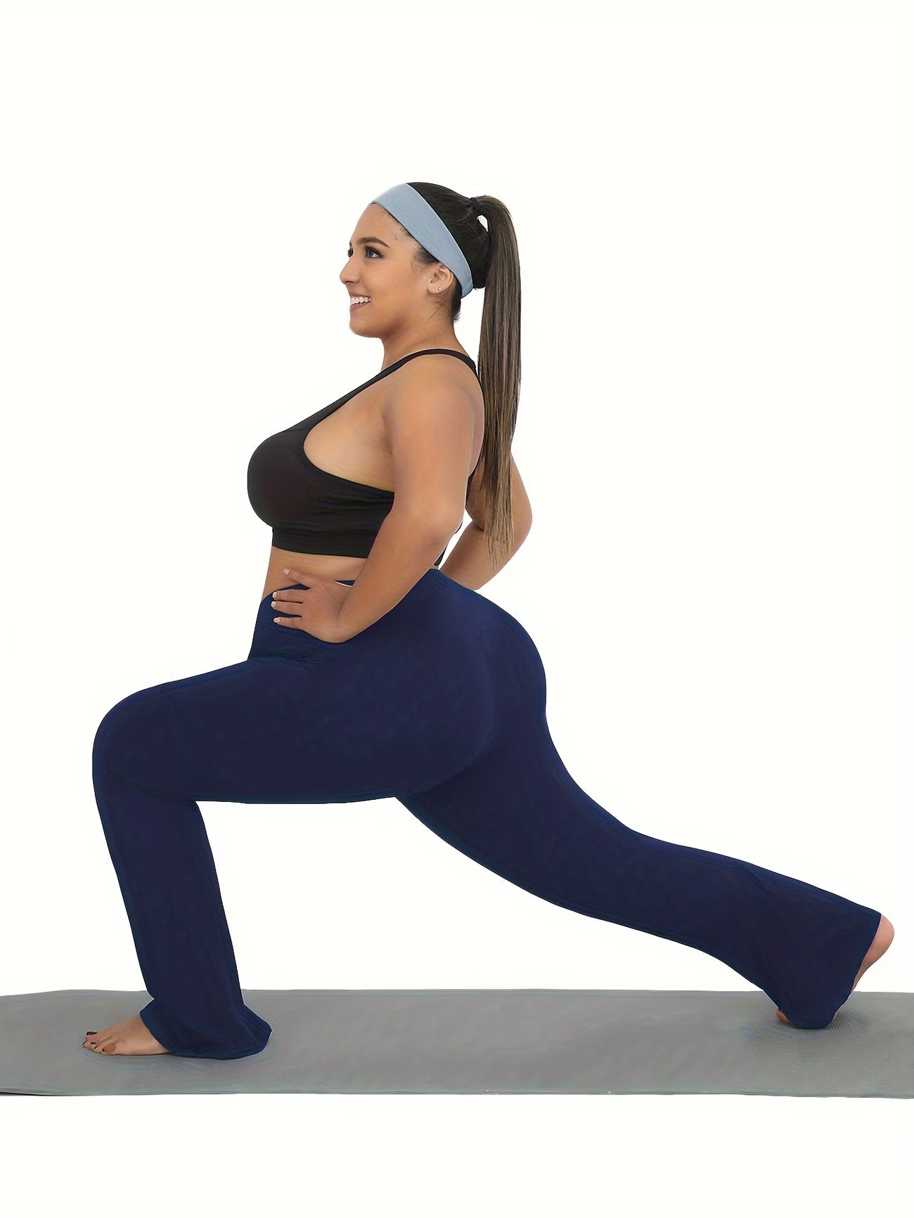 Plus Size High-Waisted Flare Legging.