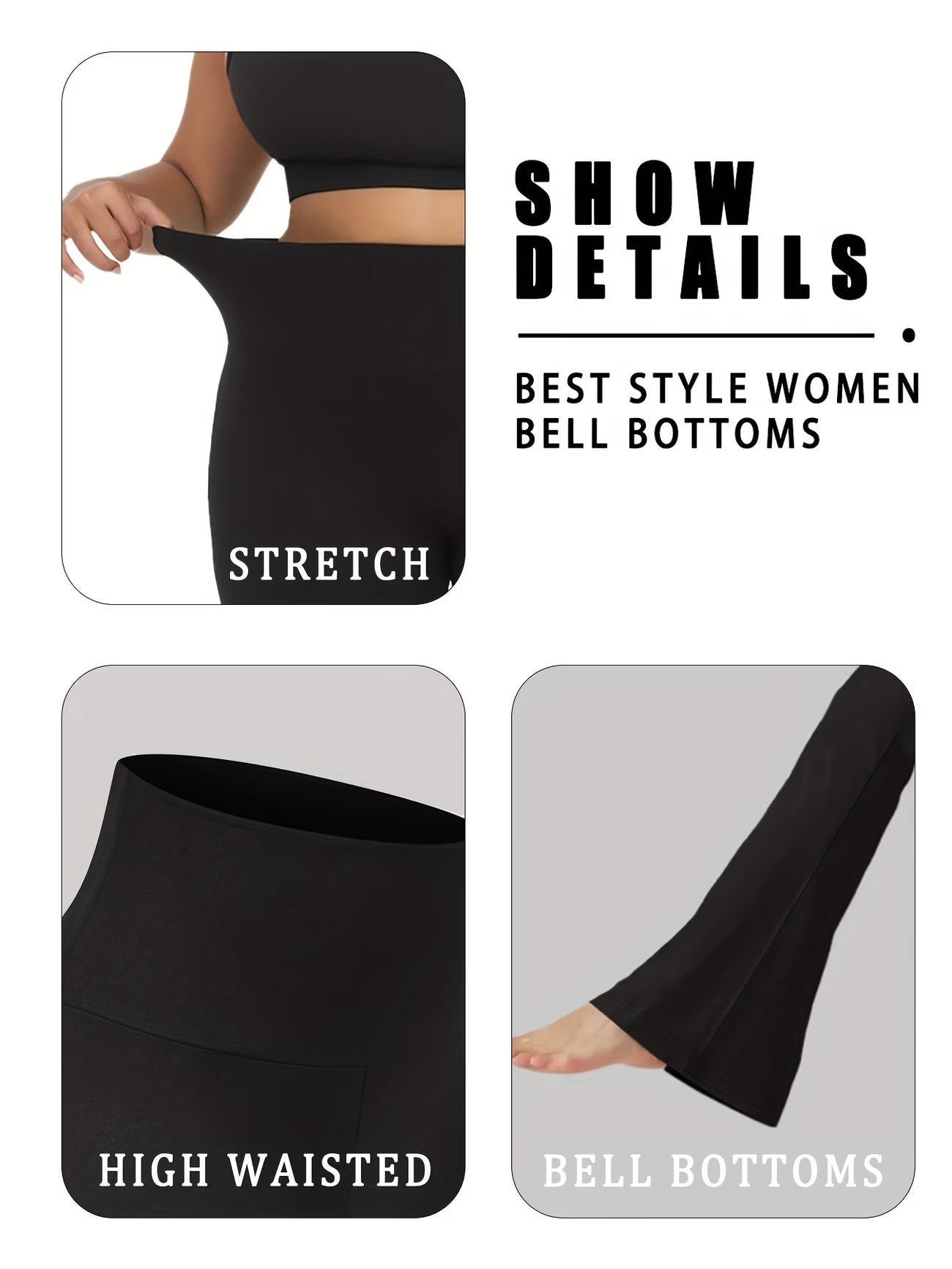 Plus Size High-Waisted Flare Legging.