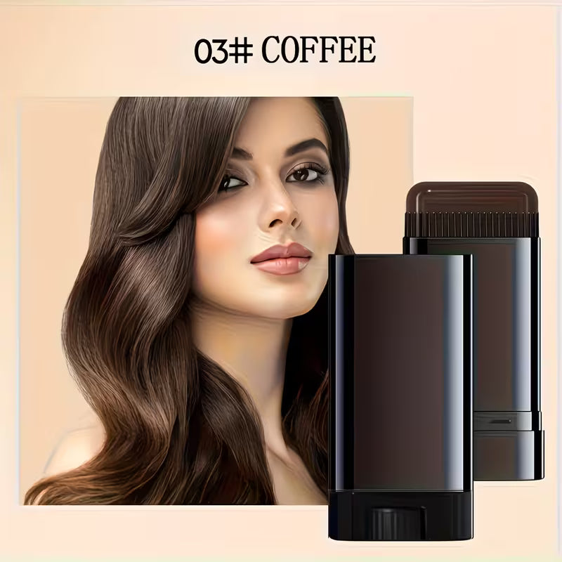 Portable "Quick-Cover" Hair Dye Stick.