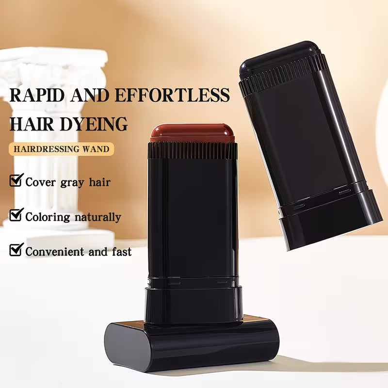 Portable "Quick-Cover" Hair Dye Stick.