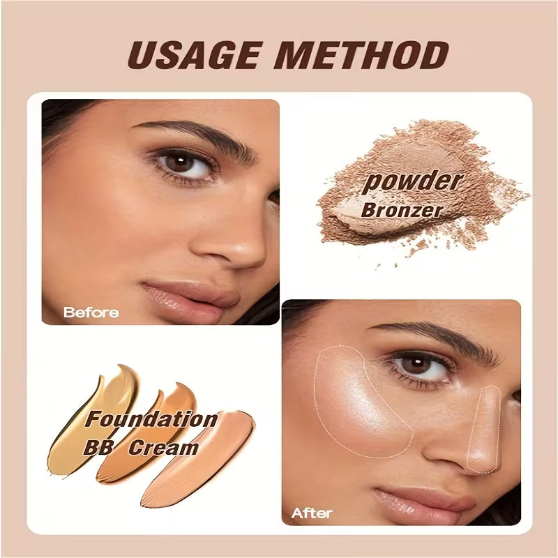 Professional Foundation Brush Suitable for Skin Types.