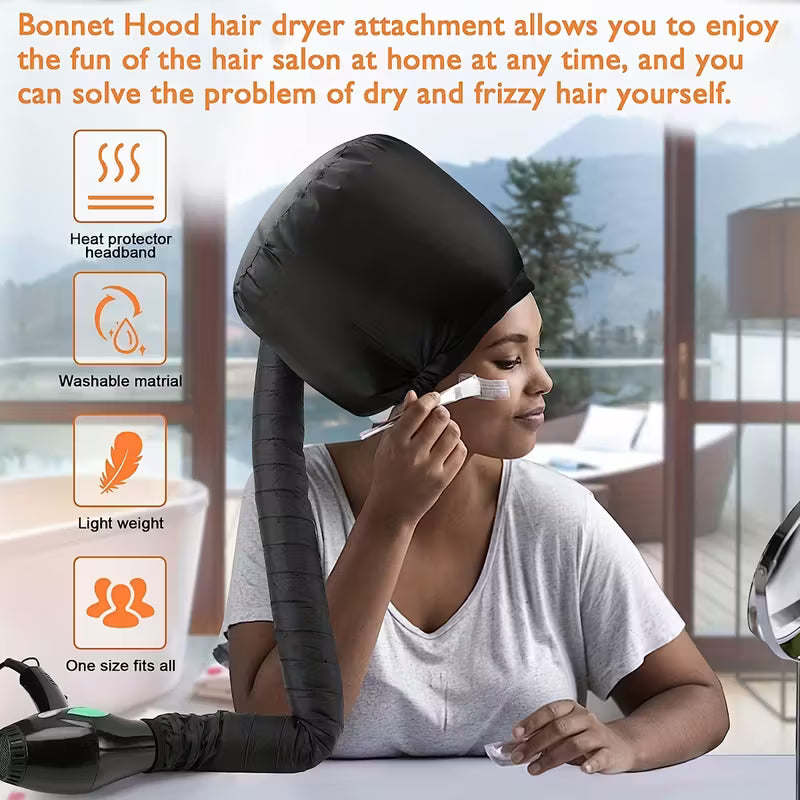 Professional Hair Drying Cap with Comfort Headband.