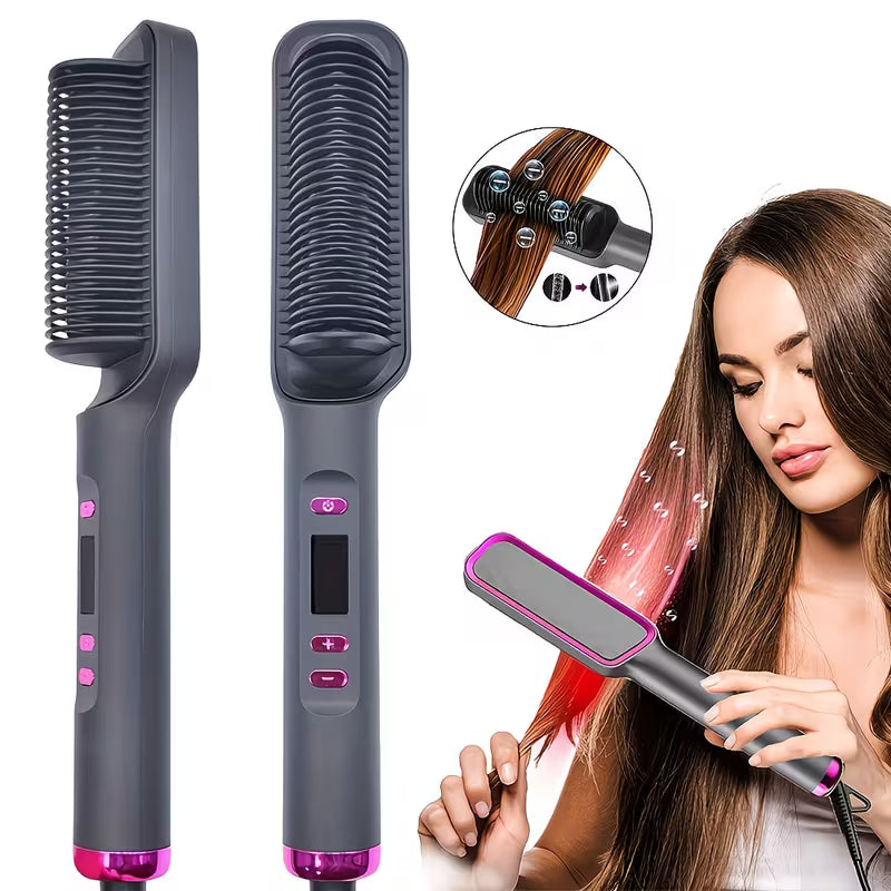 Professional Hair Straightener Brush.