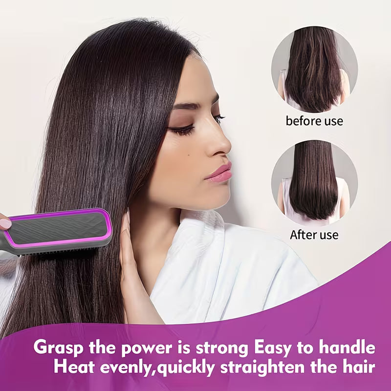 Professional Hair Straightener Brush.