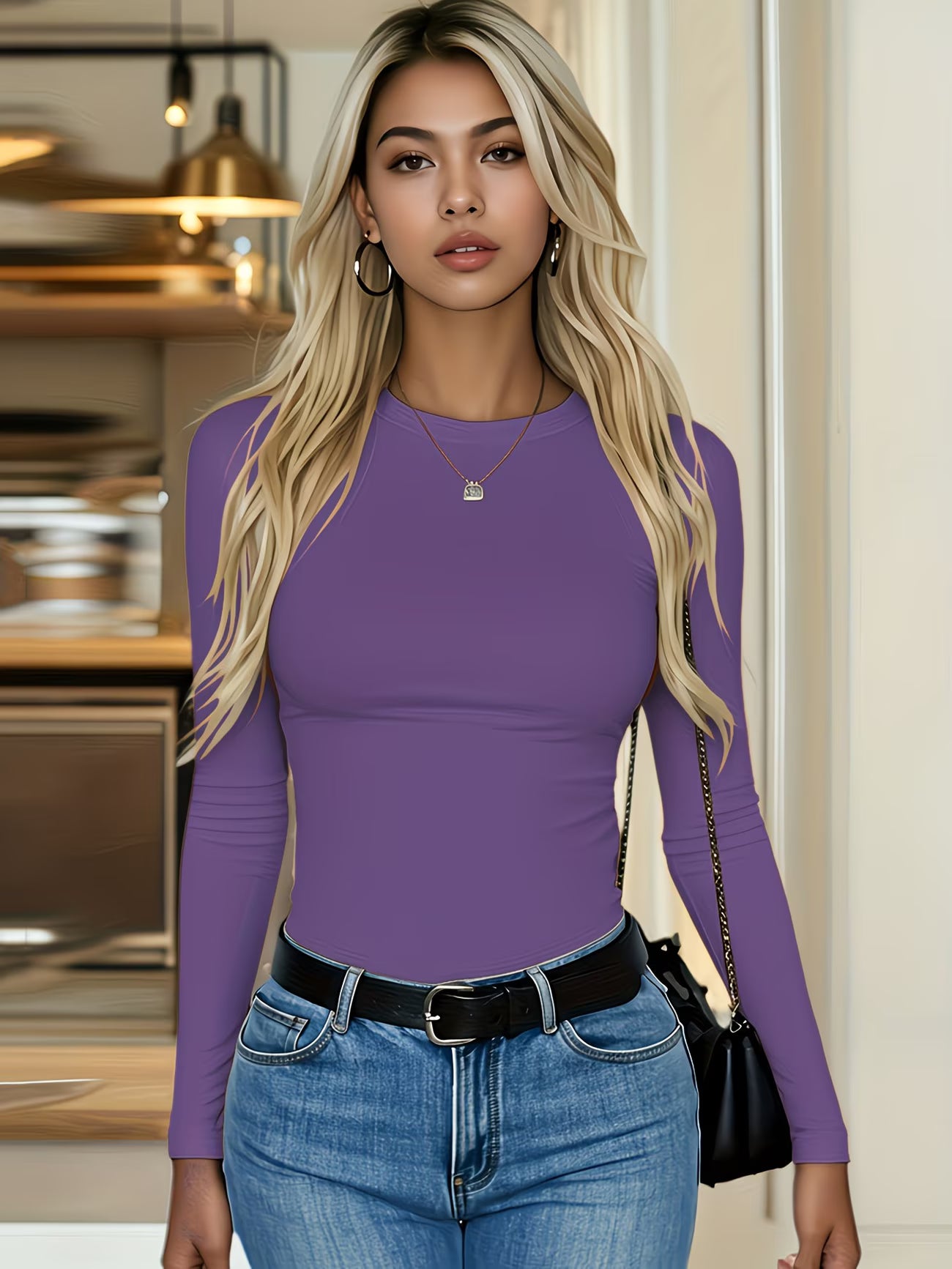Professional Slim-Fit Long Sleeve T-shirt.