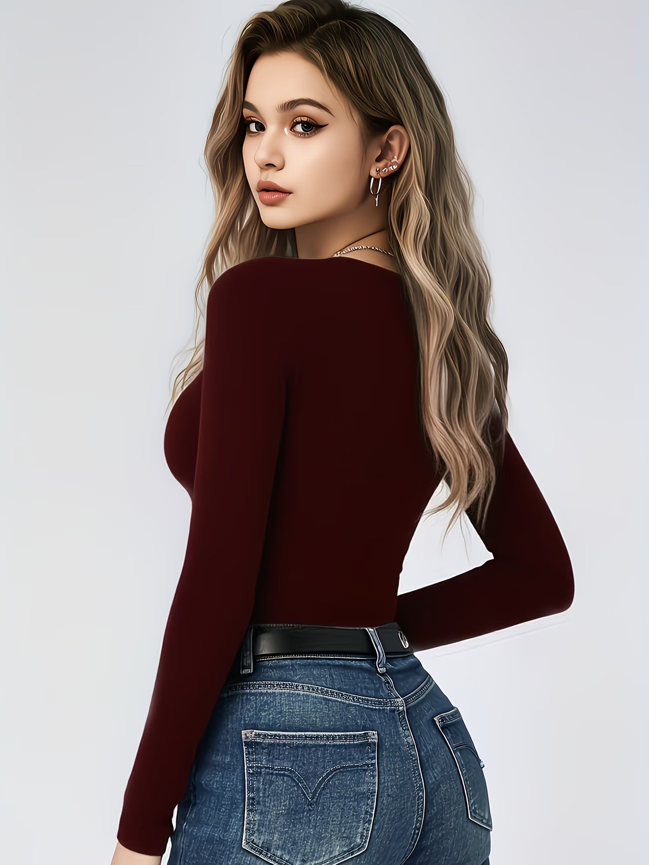 Professional Slim-Fit Long Sleeve T-shirt.