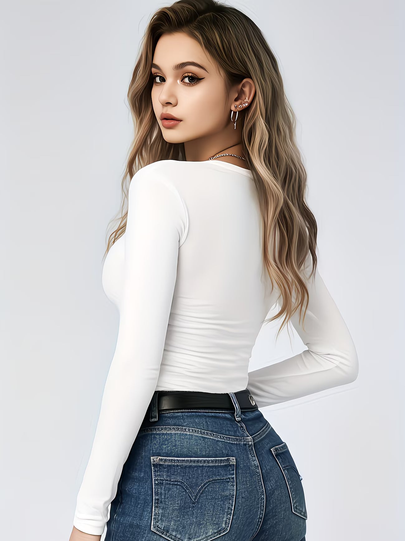 Professional Slim-Fit Long Sleeve T-shirt.