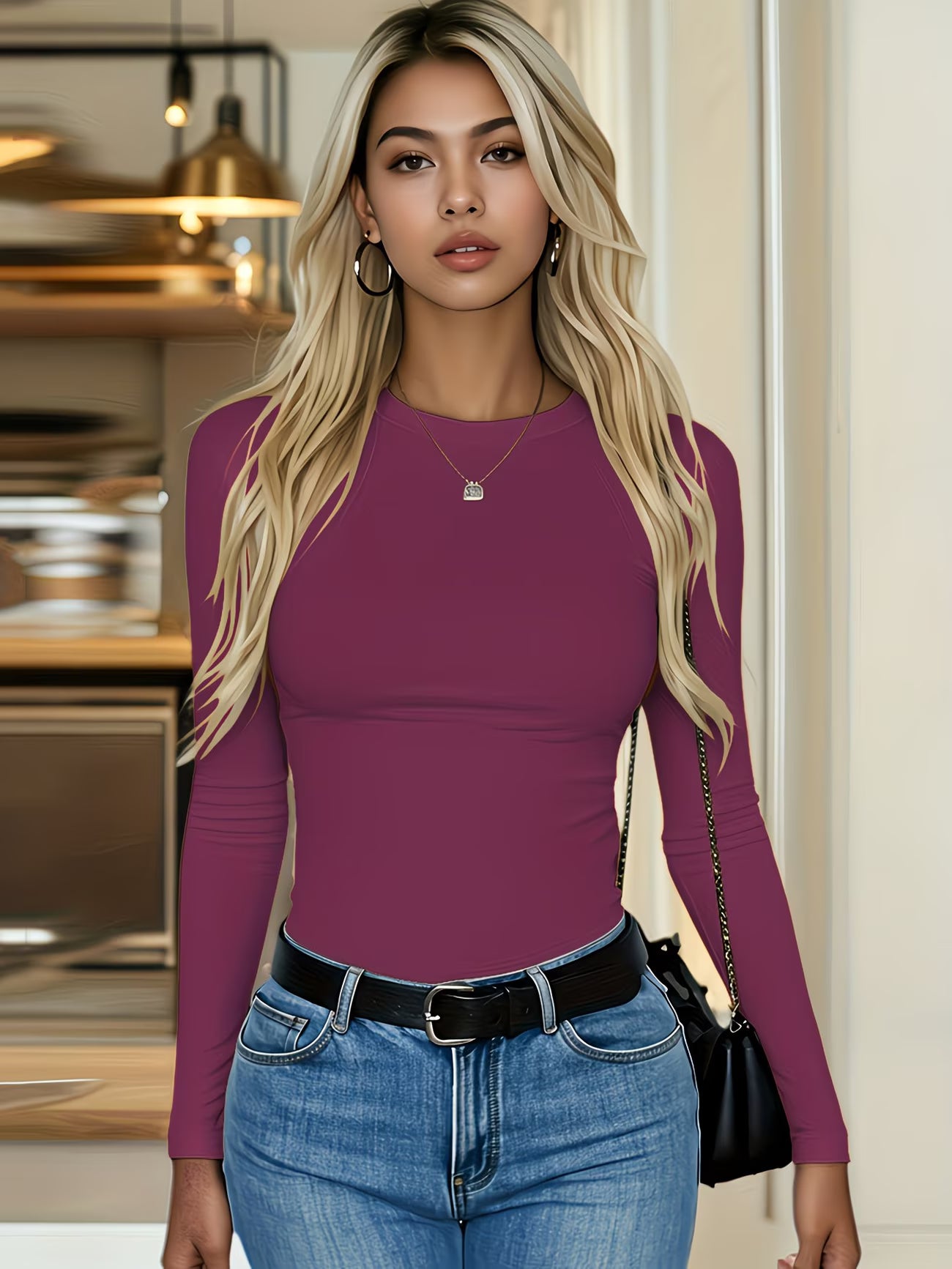 Professional Slim-Fit Long Sleeve T-shirt.
