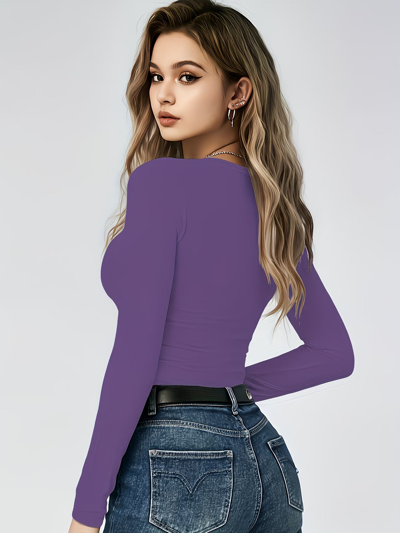 Professional Slim-Fit Long Sleeve T-shirt.