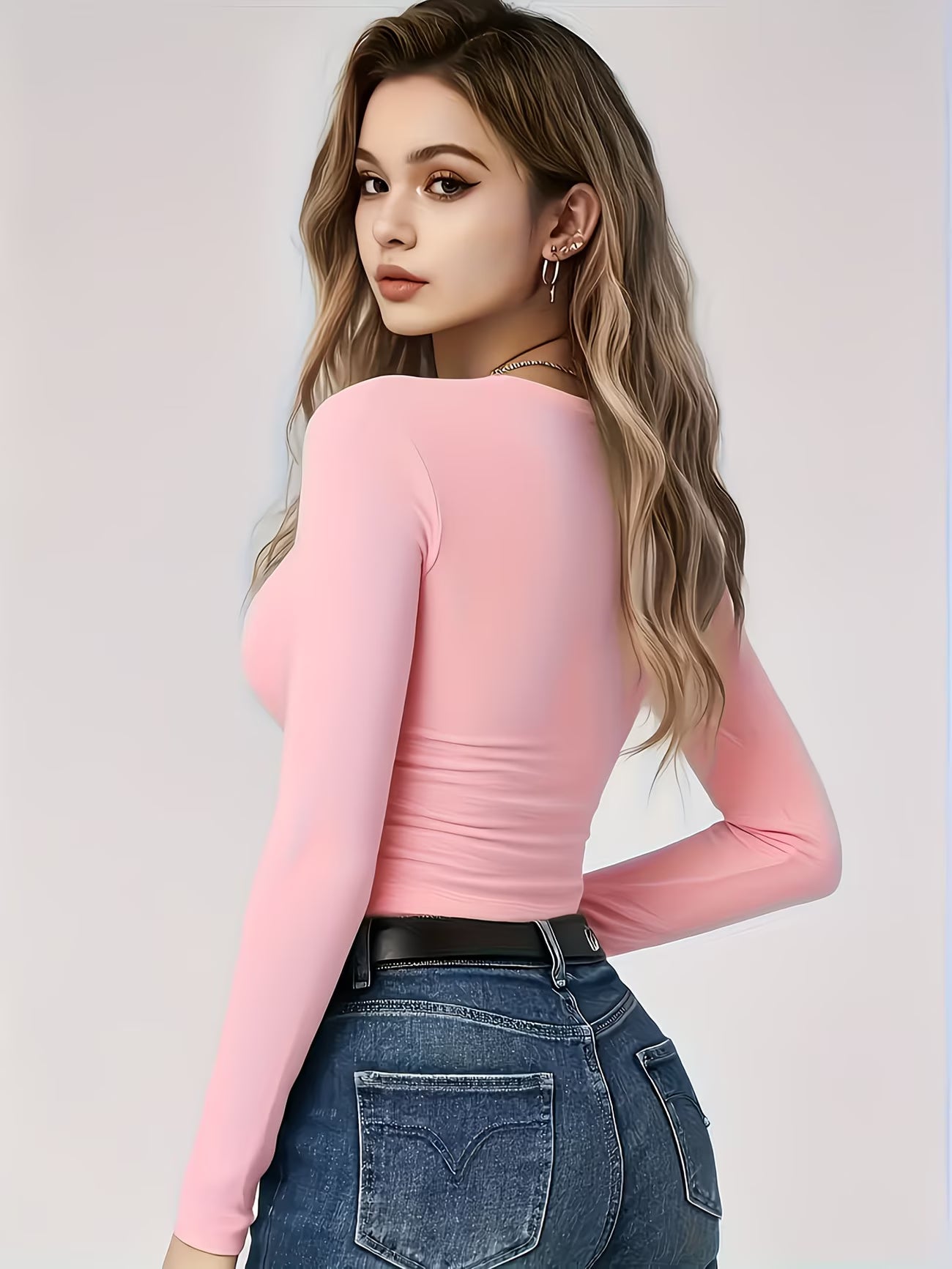 Professional Slim-Fit Long Sleeve T-shirt.